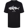 Palm Angels Shark T-Shirt Black/White