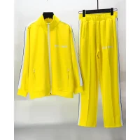 Palm Angels Zip-Up Classic Track Jacket & Pants Set Yellow Palm Angels Zip-Up Classic Track Jacket & Pants Set Yellow