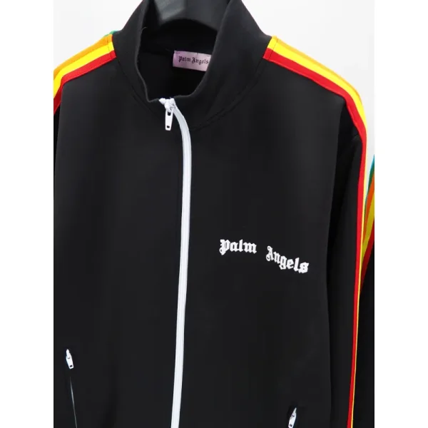palm_angels_zip_up_striped_rainbow_classic_track_jacket___pants_set_black_1D12F3C9A3616 Palm Angels Zip-Up Striped Rainbow Classic Track Jacket & Pants Set Black
