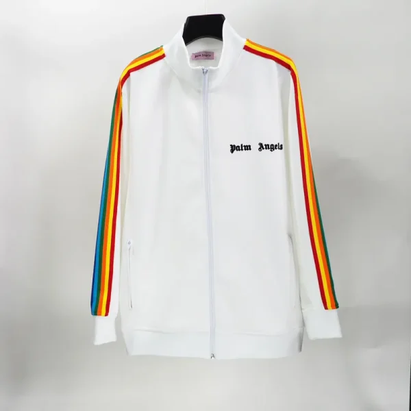_palm_angels_zip_up_striped_rainbow_classic_track_jacket___pants_set_white_1D12E77390413 Palm Angels Zip-Up Striped Rainbow Classic Track Jacket & Pants Set White