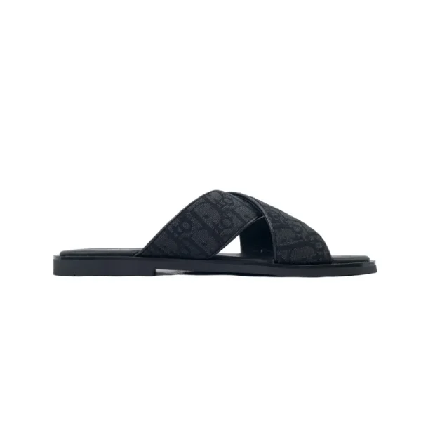 PK ?God Batch  Dior Alias Sandal Black Dior Oblique Jacquard