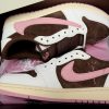 PK God Batch Air Jordan 1 Low Travis Scott Dark Pony Pink DZ4137-206