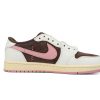 PK God Batch Air Jordan 1 Low Travis Scott Dark Pony Pink DZ4137-206