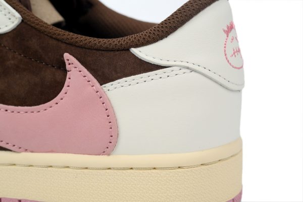 PK God Batch Air Jordan 1 Low Travis Scott Dark Pony Pink DZ4137-206