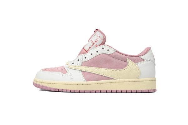 PK God Batch Air Jordan 1 Retro Low OG SP Travis Scott Sail Shy Pink DM7866-600 PK God Batch Air Jordan 1 Retro Low OG SP Travis Scott Sail Shy Pink DM7866-600