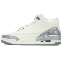 PK God Batch Air Jordan 3 Retro 'Sail Metallic Silver' CK9246-100