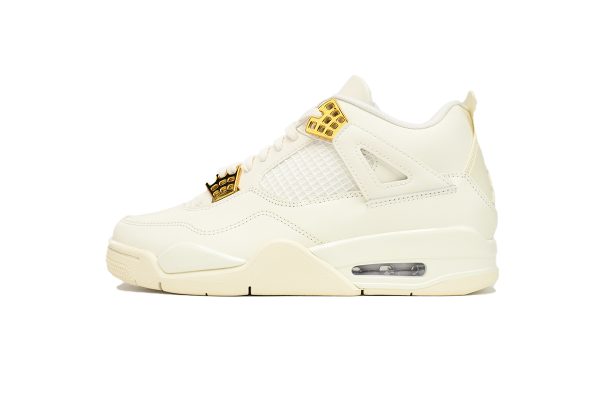 PK God Batch Air Jordan 4 Sail Metallic Gold AQ9129-170 PK God Batch Air Jordan 4 Sail Metallic Gold AQ9129-170