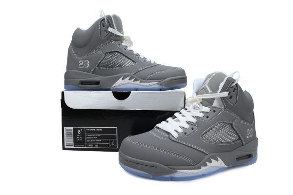 PK God Batch Air Jordan 5 Retro 'Wolf Grey'136027-005