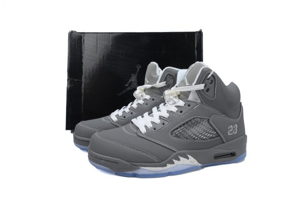 PK God Batch Air Jordan 5 Retro 'Wolf Grey'136027-005