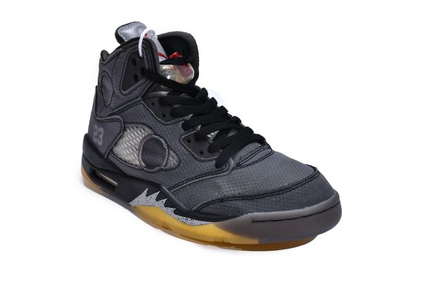 PK God Batch Air Jordan 5 Retro Off-White Black CT8480-001