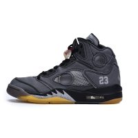 PK God Batch Air Jordan 5 Retro Off-White Black CT8480-001