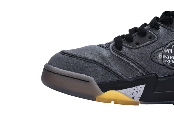 PK God Batch Air Jordan 5 Retro Off-White Black CT8480-001