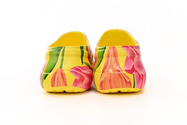 PK God Batch BALENCIAGA Pool Croc Watermark Yellow 677389 W1S8F 7053