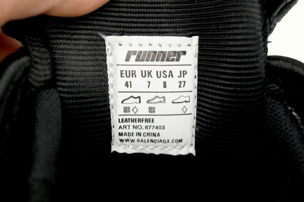 PK God Batch Balenciaga Runner Black