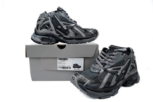 PK God Batch Balenciaga Runner All Black Gray 677402 W3RB2 1515