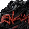 PK God Batch Balenciaga Runner Black And Red Characters 677402 W3RB1 0102