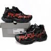PK God Batch Balenciaga Runner Black And Red Characters 677402 W3RB1 0102