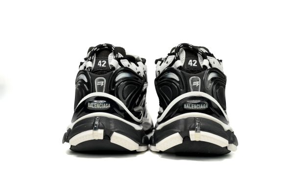 pk_god_batch_balenciaga_runner_black_white_1B1814E812114 PK God Batch Balenciaga Runner Black White
