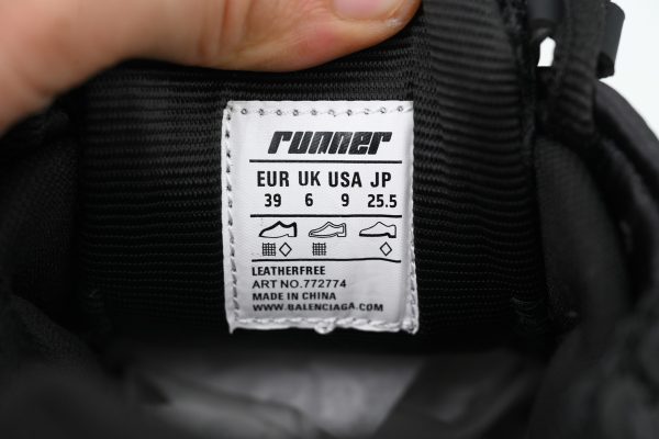 pk_god_batch_balenciaga_runner_matte_black_772774w3rbt1000_1D171E18D3912 PK God Batch Balenciaga Runner Matte Black 772774W3RBT1000