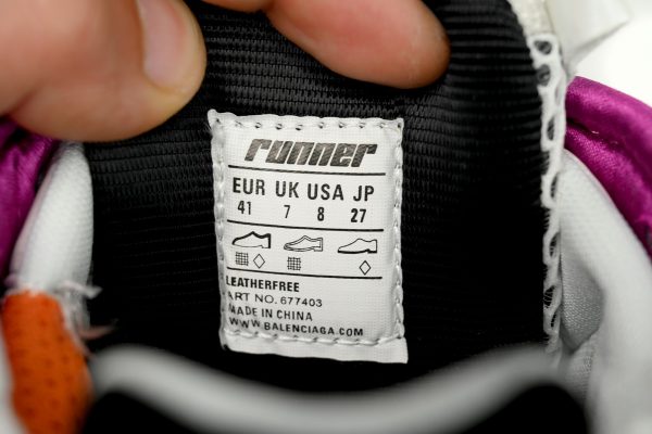PK God Batch Balenciaga Runner Silver Purple