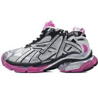 PK God Batch Balenciaga Runner Silver Red 677402 W3RB2 9155