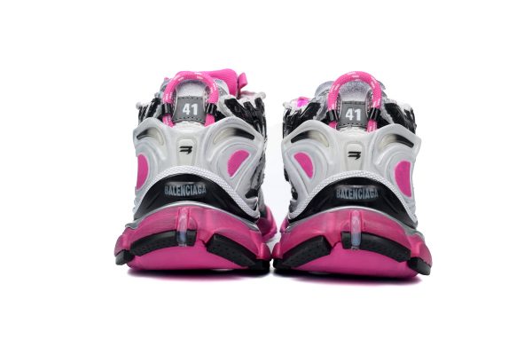 PK God Batch Balenciaga Runner Silver Red 677402 W3RB2 9155