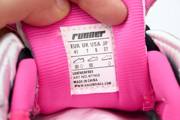 PK God Batch Balenciaga Runner Silver Red 677402 W3RB2 9155