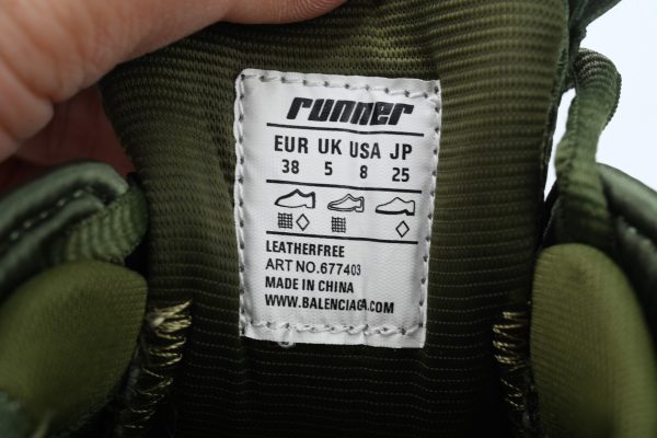 PK God Batch Balenciaga Runner Sneaker 'Dark Green' 677403 W3RB1 3031