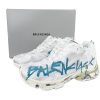 PK God Batch Balenciaga Runner Sneaker 'Graffiti - White Blue' 772774 W3RBQ 9040