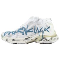 PK God Batch Balenciaga Runner Sneaker 'Graffiti - White Blue' 772774 W3RBQ 9040