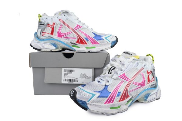 PK God Batch Balenciaga Runner Sneaker 'White Multi-Color' 772774 W3RBW 9645