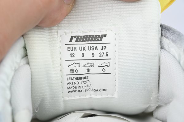 PK God Batch Balenciaga Runner Sneaker 'White Multi-Color' 772774 W3RBW 9645