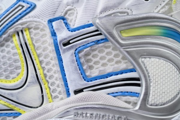 PK God Batch Balenciaga Runner Sneaker 'White Yellow Blue' 772774 W3RMU 9074