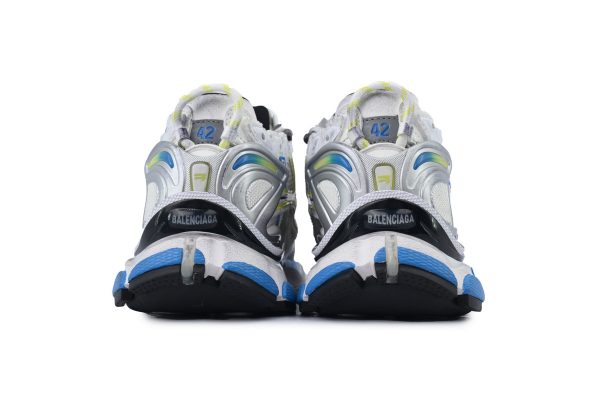 PK God Batch Balenciaga Runner Sneaker 'White Yellow Blue' 772774 W3RMU 9074