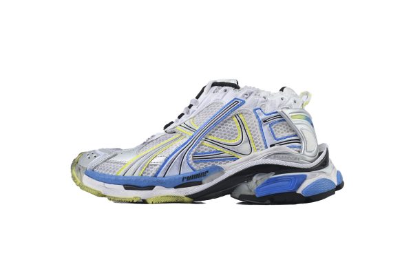 PK God Batch Balenciaga Runner Sneaker 'White Yellow Blue' 772774 W3RMU 9074