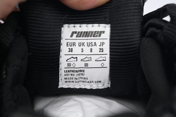 PK God Batch Balenciaga Runner Sneaker Dark Gray 772767 W3RNY 0322