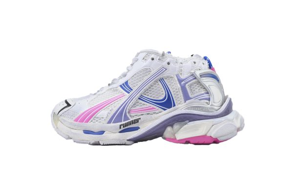 PK God Batch Balenciaga Runner Sneaker Purple Blue Powder 772767 W3RNY 6120 PK God Batch Balenciaga Runner Sneaker Purple Blue Powder 772767 W3RNY 6120