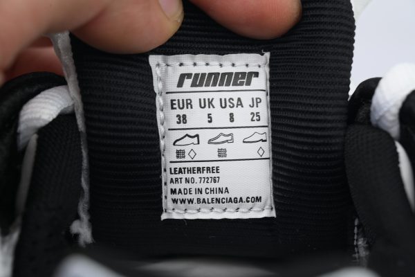 PK God Batch Balenciaga Runner Sneaker White Blue Yellow 772767 W3RNY 0213