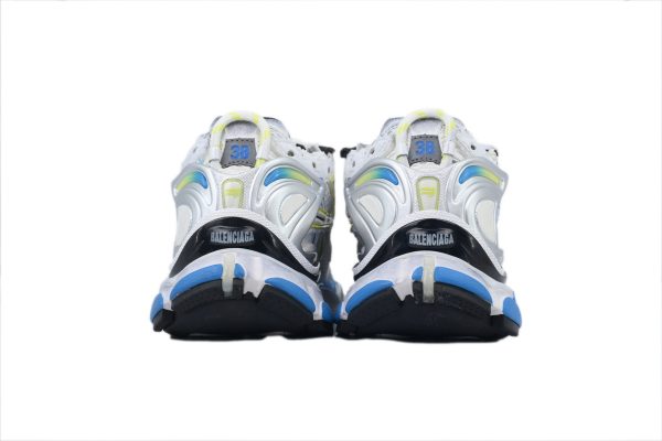 PK God Batch Balenciaga Runner Sneaker White Blue Yellow 772767 W3RNY 0213