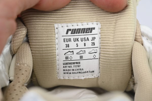 PK God Batch Balenciaga Runner Sneaker White Brown 772767 W3RNY 1205