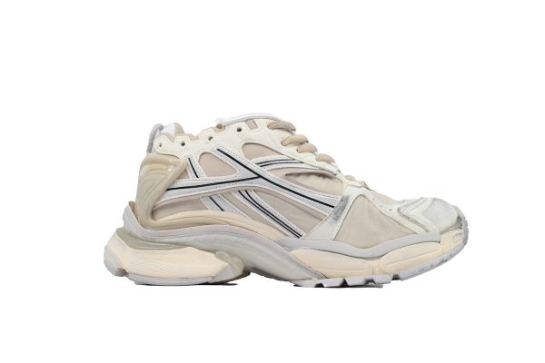 PK God Batch Balenciaga Runner Sneaker White Brown 772767 W3RNY 1205