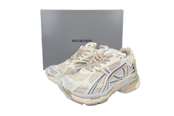 PK God Batch Balenciaga Runner Sneaker White Brown 772767 W3RNY 1205