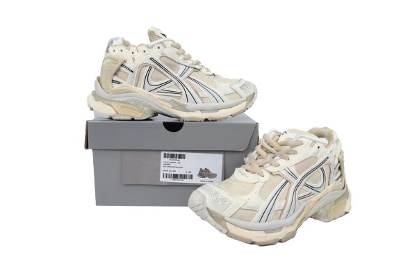 PK God Batch Balenciaga Runner Sneaker White Brown 772767 W3RNY 1205