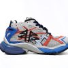 PK God Batch Balenciaga Runner White And Blue Printing 677402 W3RB6 1264