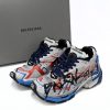 PK God Batch Balenciaga Runner White And Blue Printing 677402 W3RB6 1264