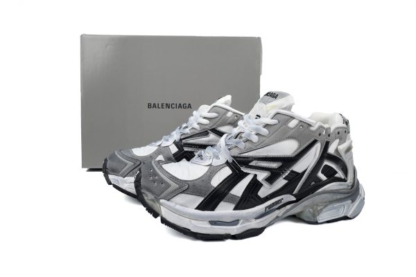 pk_god_batch_balenciaga_runner_white_black_gray_677402_w3rb2_9012_1AC5CAF5A3211 PK God Batch Balenciaga Runner White Black Gray 677402 W3RB2 9012