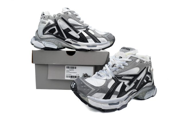 pk_god_batch_balenciaga_runner_white_black_gray_677402_w3rb2_9012_1AC5CAF62811C PK God Batch Balenciaga Runner White Black Gray 677402 W3RB2 9012