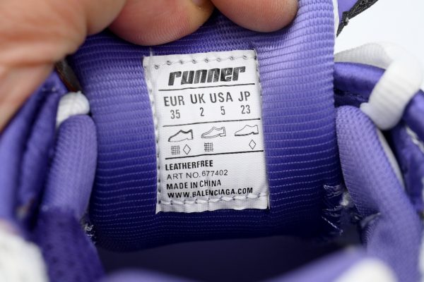 pk_god_batch_balenciaga_runner_white_purple_677402_w3rb2_5901_1AC5CB7E0381F PK God Batch Balenciaga Runner White Purple 677402 W3RB2 5901