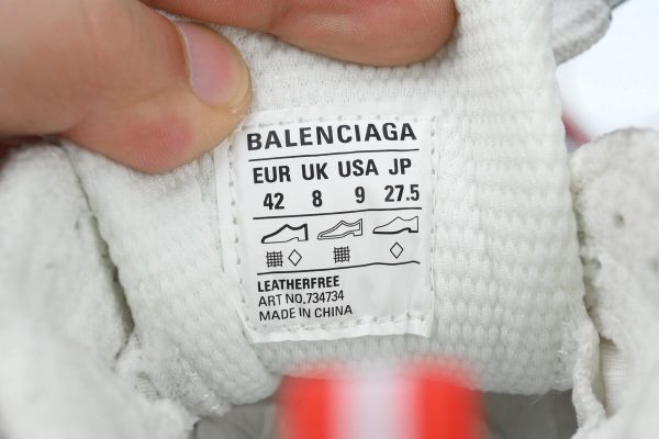 PK God Batch Balenciaga White Red 734734 W3XL2 9060