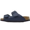 PK God Batch Birkenstock Boston Soft Footbed Blue Leather Surface PK God Batch Birkenstock Boston Soft Footbed Blue Leather Surface